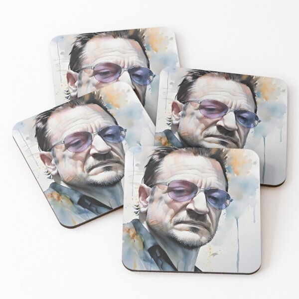 Artikelvorschau, Porträt von Bono entworfen und verkauft von bogfl.
