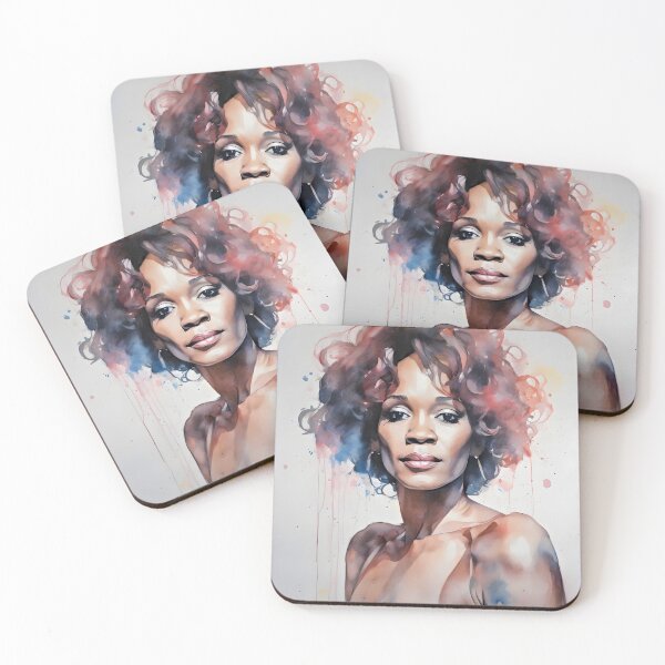 Item preview, Gentle portrait of Whitney Houston designed and sold by bogfl.