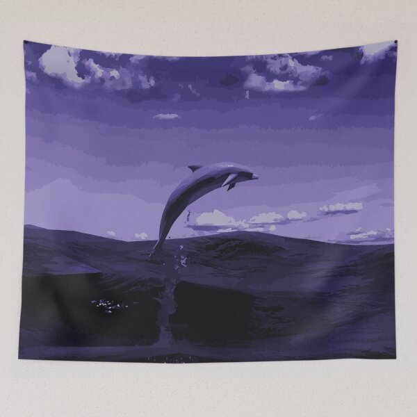 Item preview, Dolphin Illustration - Late Night designed and sold by OG-Graphics.