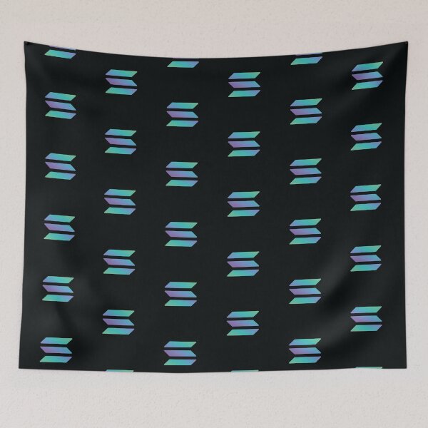Item preview, Solana coin pattern designed and sold by Never Stop Trading.