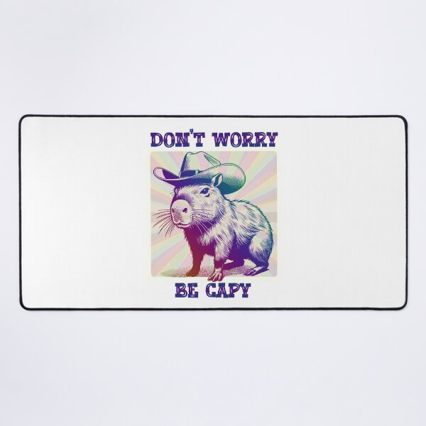 Item preview, DON'T WORRY BE CAPY- RETRO CAPYBARA designed and sold by InNeRoDa.