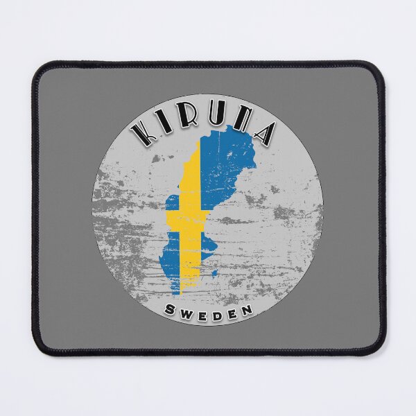 Item preview, Kiruna Sweden Flag Worn designed and sold by World Designs.