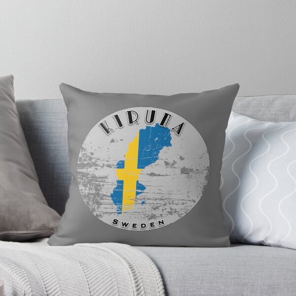 Item preview, Kiruna Sweden Flag Worn  designed and sold by World Designs.