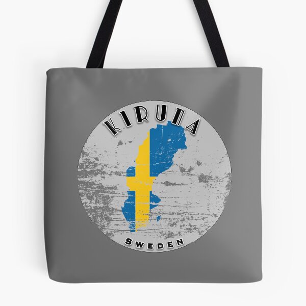 Item preview, Kiruna Sweden Flag Worn  designed and sold by World Designs.