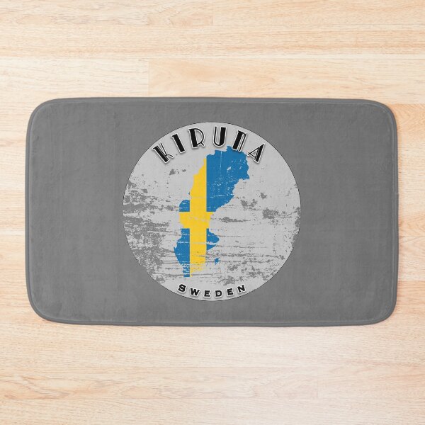 Item preview, Kiruna Sweden Flag Worn designed and sold by World Designs.