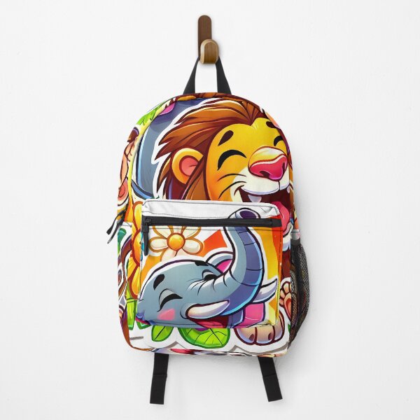 Item preview, Laughing Jungle Friends Sticker designed and sold by Peelya.