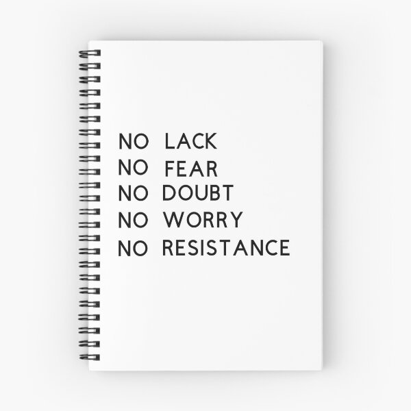 Item preview, No Lack No Fear No Doubt No Worry No Resistance!  designed and sold by TShirtCrafters.