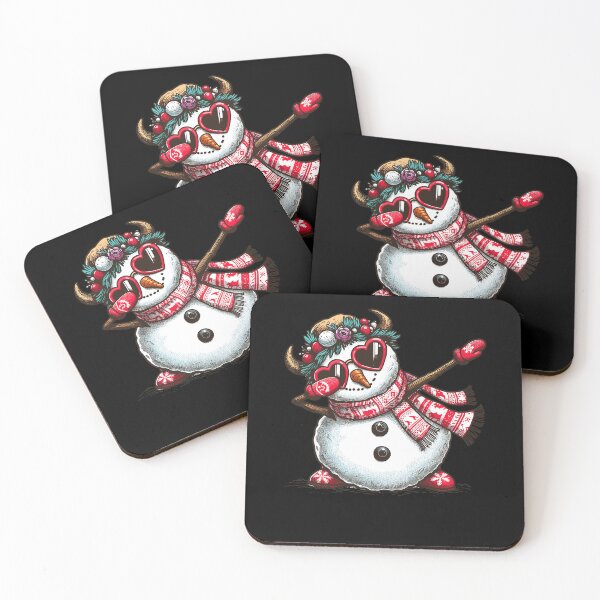 Item preview, Dabbing Dance Snowman Buffalo Plaid Heart Sunglasses designed and sold by Artistoos.
