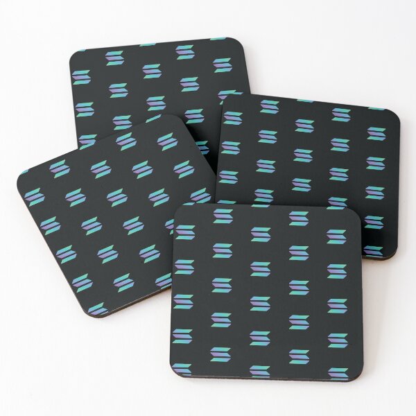Item preview, Solana coin pattern designed and sold by Never Stop Trading.