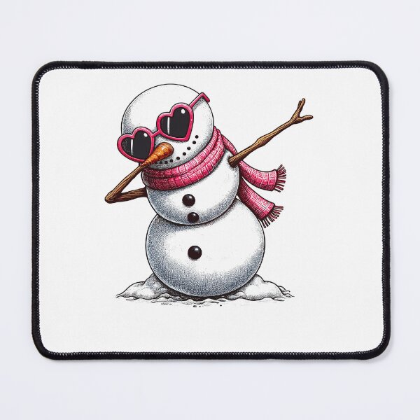 Item preview, Dabbing Dance Snowman Heart Sunglasses designed and sold by Artistoos.