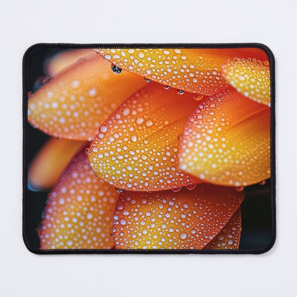 Item preview,  Colorful bird feathers glisten with water droplets in lush tropical environment designed and sold by Anastasiia Yurevych.