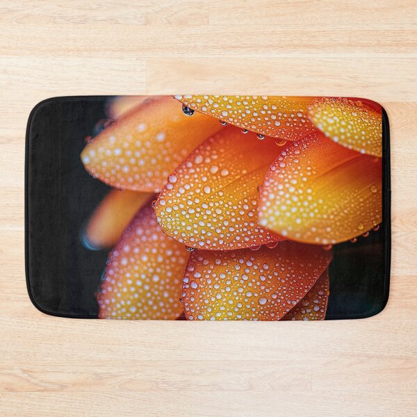 Item preview,  Colorful bird feathers glisten with water droplets in lush tropical environment designed and sold by Anastasiia Yurevych.