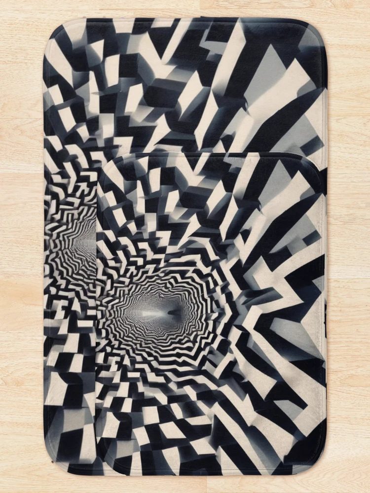 Thumbnail 5 of 6, Bath Mat, Eternal Drop designed and sold by S-R-TDesign.