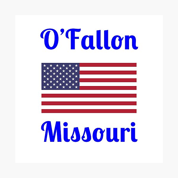 Item preview, O'Fallon Missouri - Stylish Prints, designed and sold by Fleetwood1994.