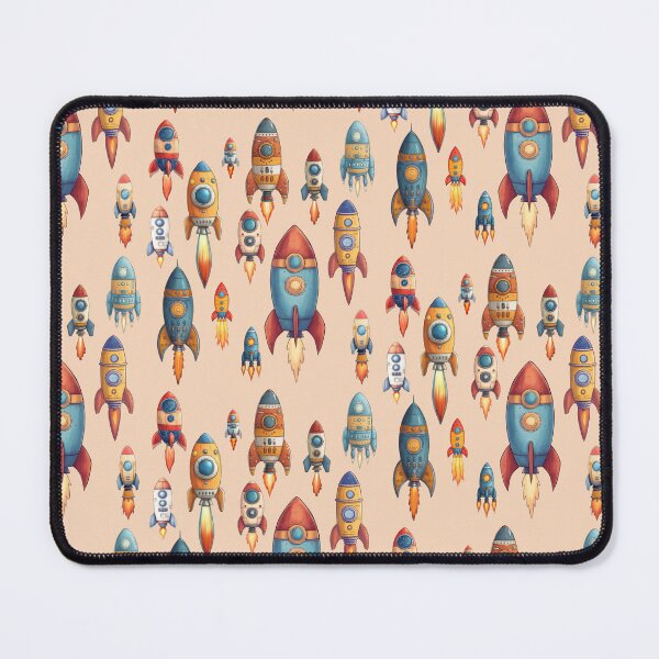 Item preview, Space Race - Vintage Rocket Ships Collection Art (Paper) designed and sold by TheSillySartor.