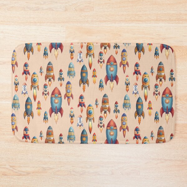 Item preview, Space Race - Vintage Rocket Ships Collection Art (Paper) designed and sold by TheSillySartor.