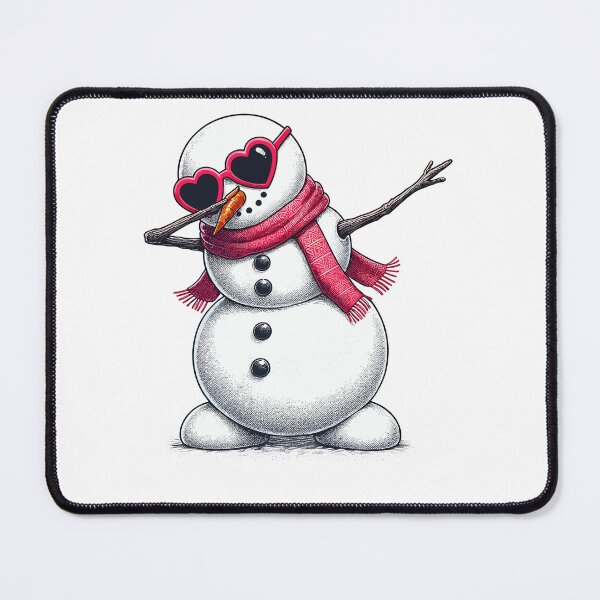 Item preview, Dabbing Dance Snowman Heart Sunglasses designed and sold by Artistoos.