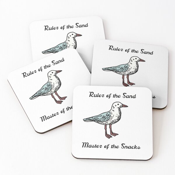 Item preview, Seagull: Ruler of the Sand, Master of the Snacks designed and sold by TheBarleyMoon.