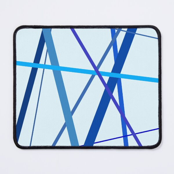 Item preview, Blue Geometric Lines designed and sold by Jeallan Designs.