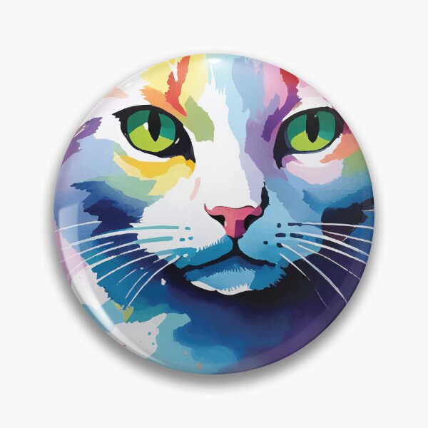 Item preview, Watercolor Cat With Drips designed and sold by trobby-inc.
