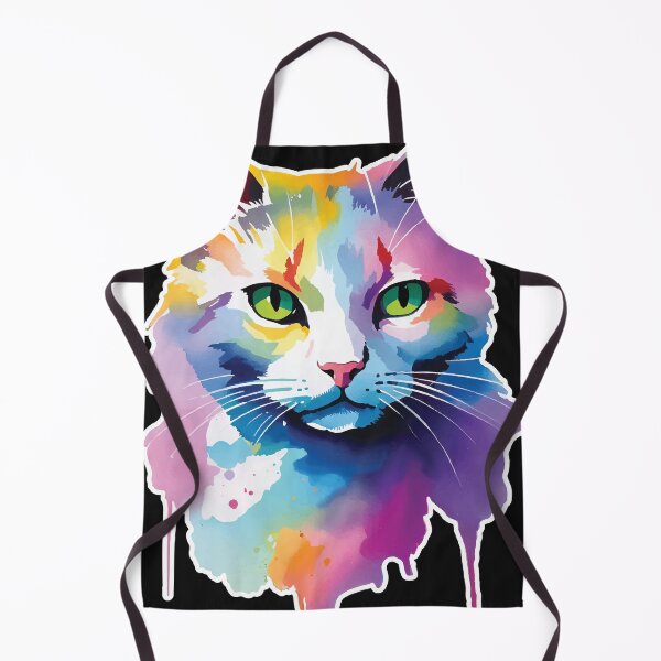 Item preview, Watercolor Cat With Drips designed and sold by trobby-inc.
