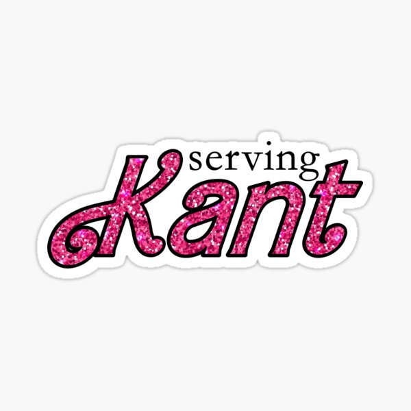 Item preview, Serving K*nt Philosophy Girlboss sticker #2 designed and sold by nihilosophy.