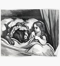 Little Red Riding Hood And The Big Bad Wolf. Poster