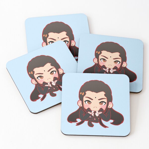 Item preview, Final Fantasy 7: Tseng Cute Anime Game Chibi designed and sold by IntrovertMochi.