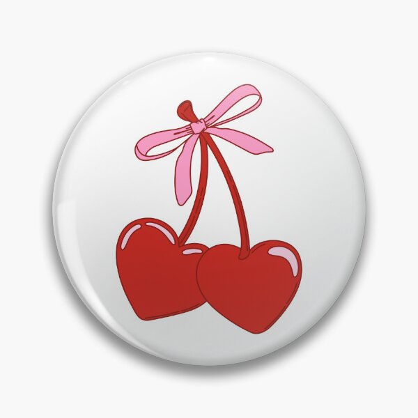 Item preview, Red cherries with bow. Coquette. designed and sold by CoCoArt-Ua.