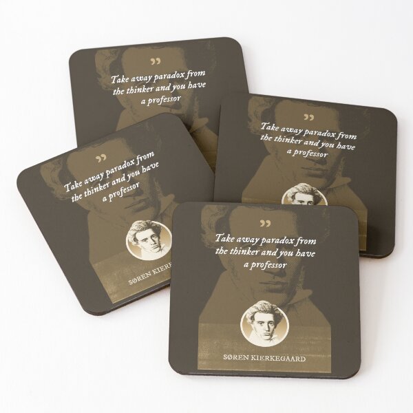 Item preview, Søren Kierkegaard - Take away paradox from the thinker and you have a professor designed and sold by Syahrasi.