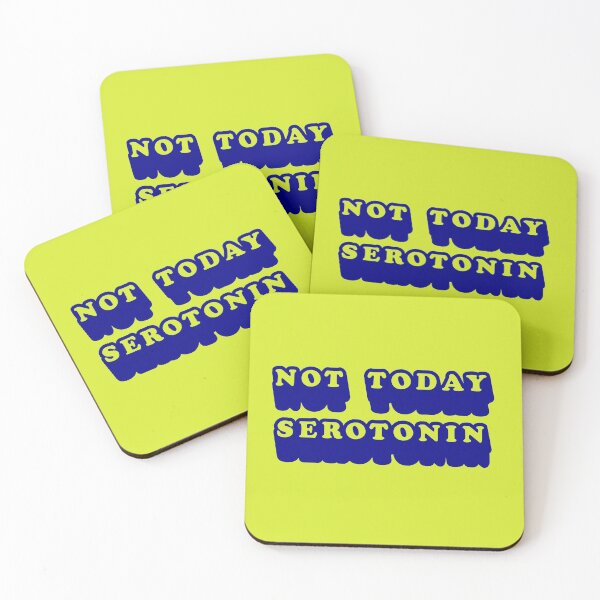Item preview, Not Today Serotonin Retro Serotonin designed and sold by RockFireMerch.