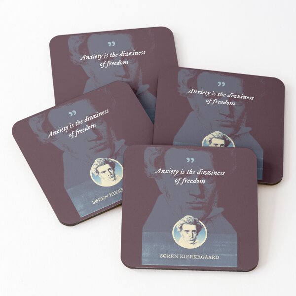 Item preview, Søren Kierkegaard - Anxiety is the dizziness of freedom designed and sold by Syahrasi.