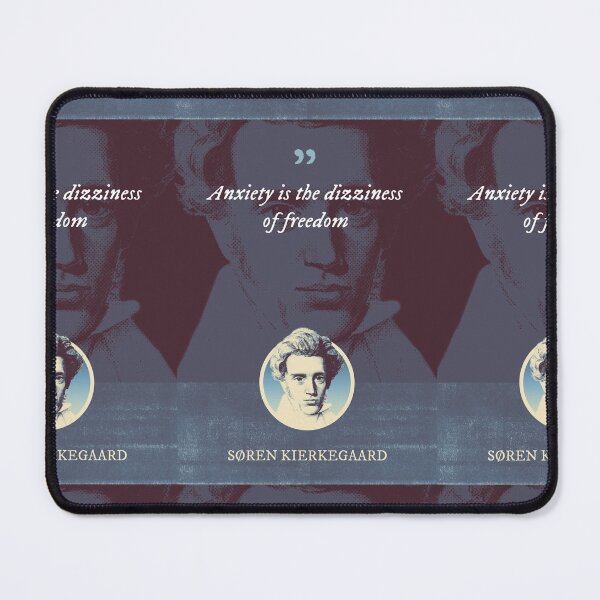 Item preview, Søren Kierkegaard - Anxiety is the dizziness of freedom designed and sold by Syahrasi.