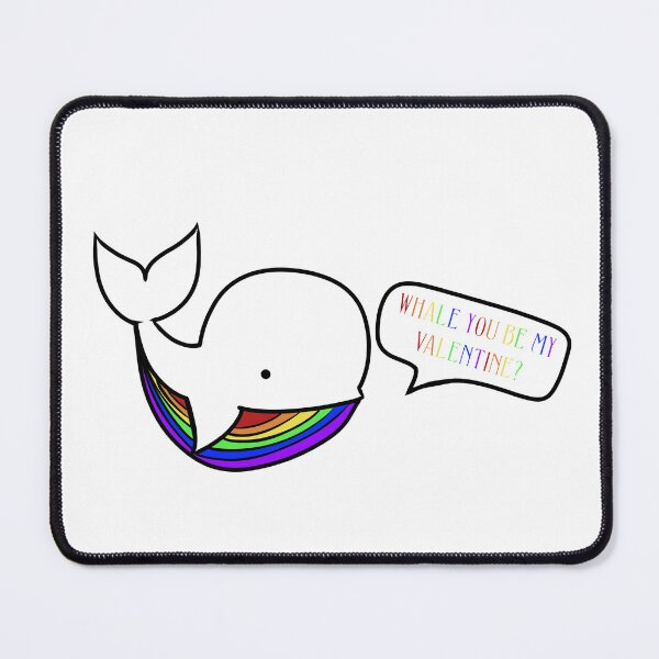 Item preview, Whale You Be My Valentine? Pride designed and sold by JBeeDesigns.