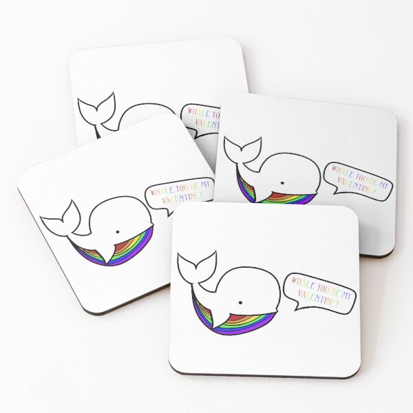Item preview, Whale You Be My Valentine? Pride designed and sold by JBeeDesigns.