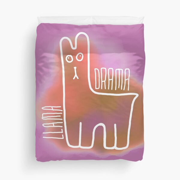Drama Llama Duvet Cover
