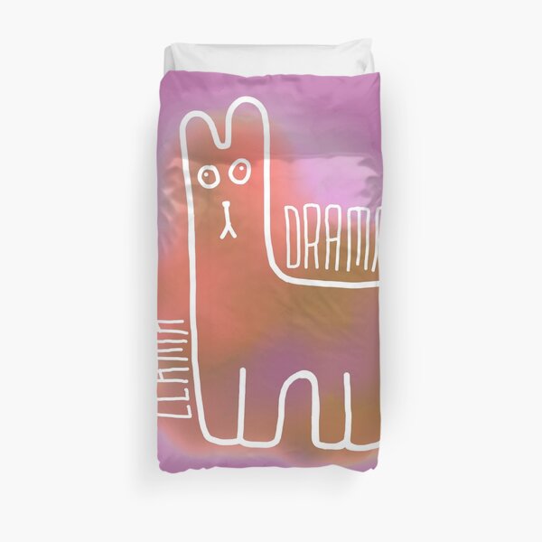 Drama Llama Duvet Cover