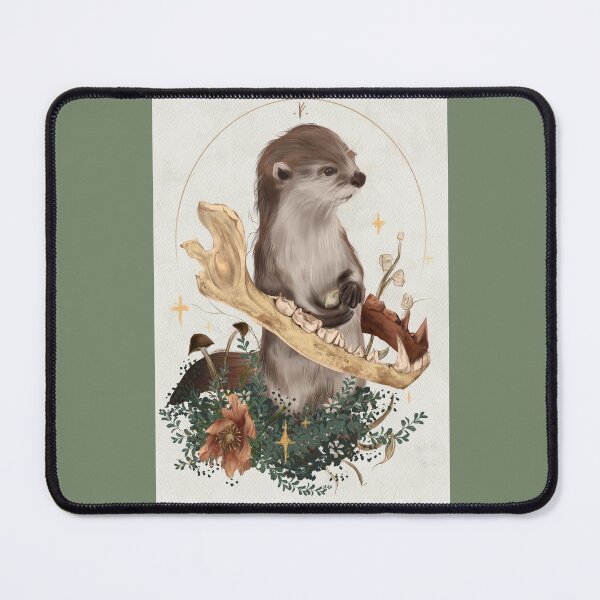 Item preview, Witchy Otter in nature designed and sold by Inchiostro e Tentacoli.