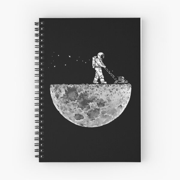 Item preview, Astronaut mowing the moon designed and sold by Skylar Devlin Cruz.