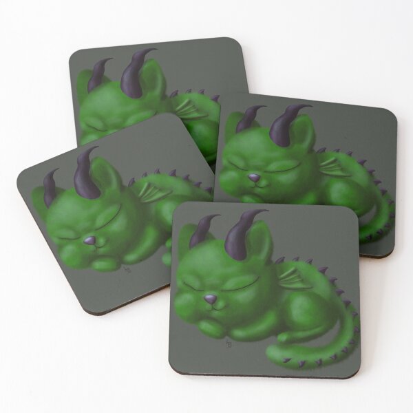 Item preview, Cute Sleeping Cat Dragon designed and sold by AnneOther.