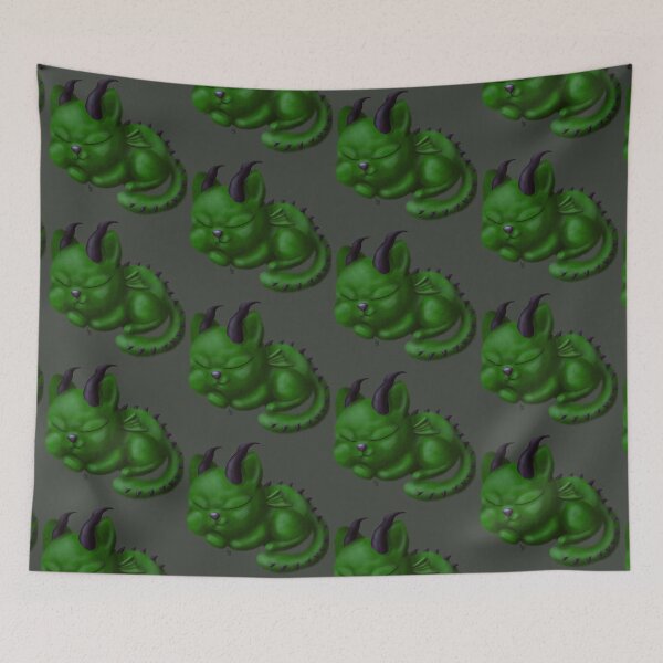 Item preview, Cute Sleeping Cat Dragon designed and sold by AnneOther.
