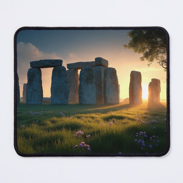 Item preview, Breathtaking landscape scene centered around Stonehenge at twilight designed and sold by Giuseppe Cammino.