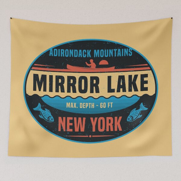 Item preview, Mirror Lake, Adirondack Mountains, New York designed and sold by studio838.