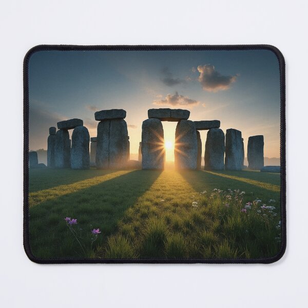 Item preview, Breathtaking landscape scene centered around Stonehenge at twilight designed and sold by Giuseppe Cammino.