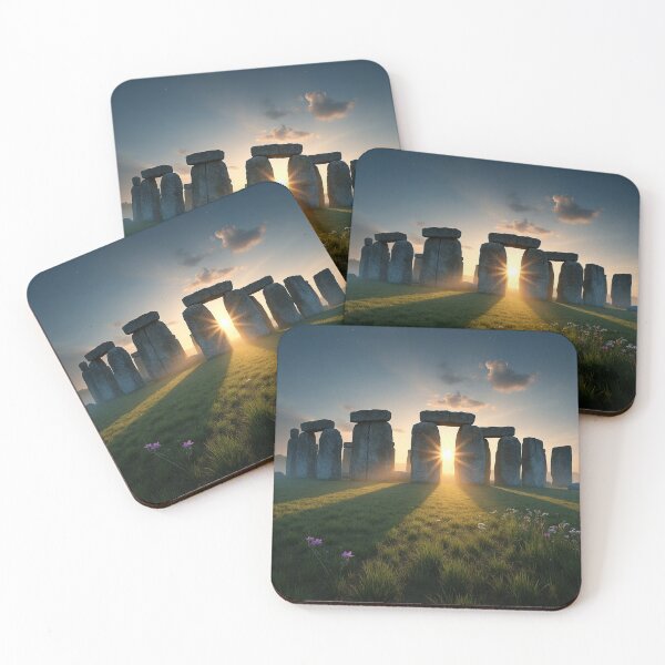 Item preview, Breathtaking landscape scene centered around Stonehenge at twilight designed and sold by Giuseppe Cammino.