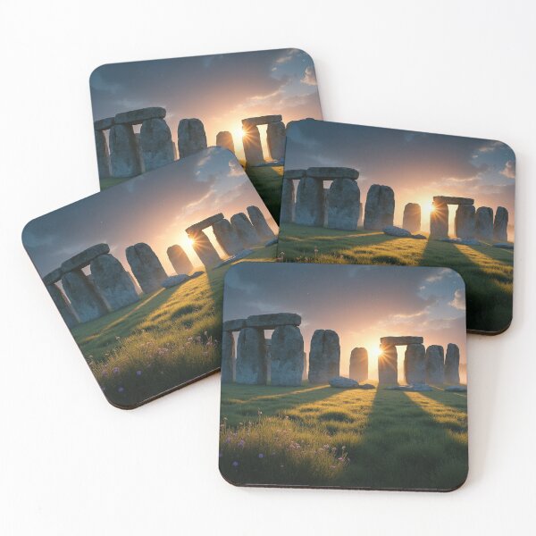 Item preview, Breathtaking landscape scene centered around Stonehenge at twilight designed and sold by Giuseppe Cammino.