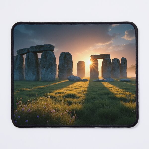 Item preview, Breathtaking landscape scene centered around Stonehenge at twilight designed and sold by Giuseppe Cammino.