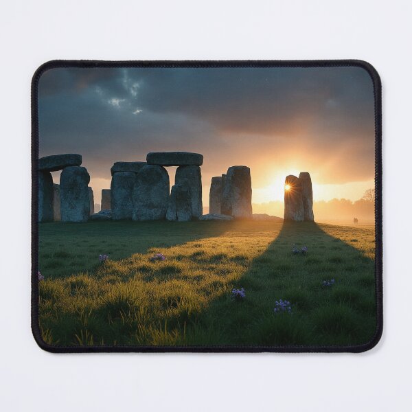 Item preview, Breathtaking landscape scene centered around Stonehenge at twilight designed and sold by Giuseppe Cammino.
