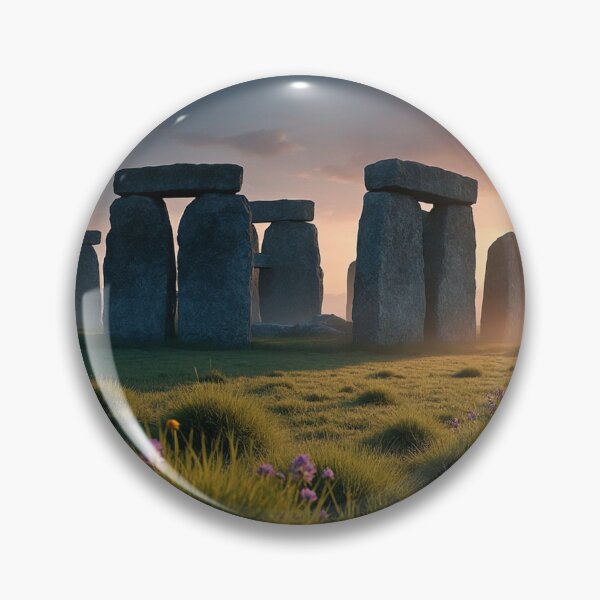 Item preview, Breathtaking landscape scene centered around Stonehenge at twilight designed and sold by Giuseppe Cammino.