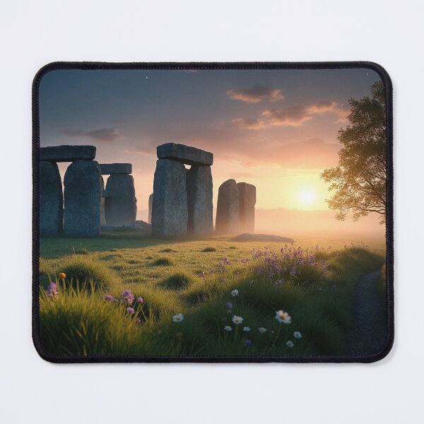Item preview, Breathtaking landscape scene centered around Stonehenge at twilight designed and sold by Giuseppe Cammino.
